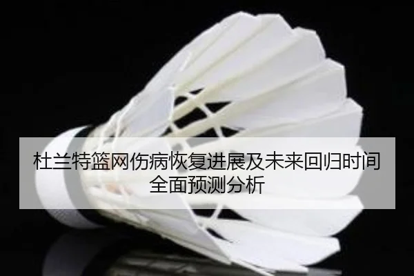 杜兰特篮网伤病恢复进展及未来回归时间全面预测分析